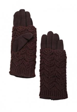 Перчатки Sophie Ramage. Цвет: коричневый