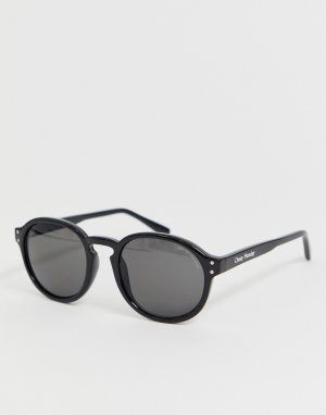 Черные круглые солнцезащитные очки Cytric-Черный Cheap Monday