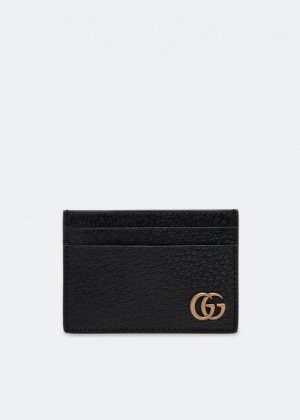 Картхолдер GUCCI GG Marmont leather money clip, черный