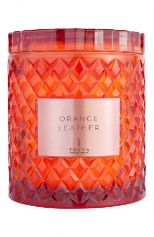 Свеча Orange Leather (2000ml) Tonka Perfumes Moscow. Цвет: бесцветный