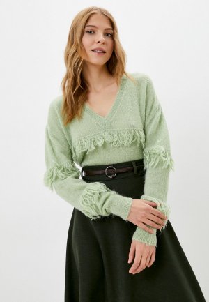 Пуловер Summum. Цвет: зеленый