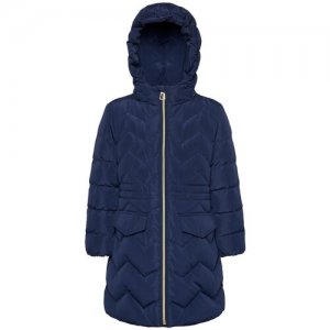 Пальто для женщин K MALTIN GIRL цвет синий готик, размер10Y GEOX. Цвет: синий