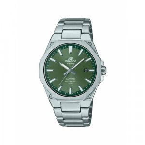 Наручные часы Edifice, серебряный, зеленый CASIO. Цвет: серебристый/зеленый/серебристый-зеленый