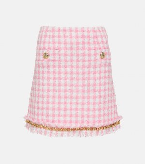 Мини-юбка gabrielle с узором «гусиные лапки» , розовый Rebecca Vallance