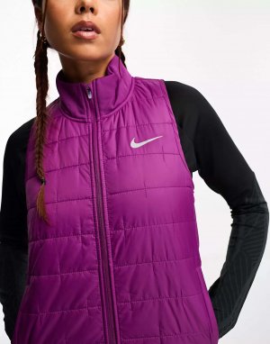 Пурпурный жилет с синтетическим наполнителем rma-FIT Nike. Цвет: фиолетовый