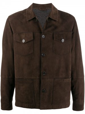 Куртка узкого кроя с длинными рукавами Altea. Цвет: коричневый