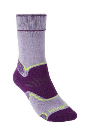 Носки средней плотности из шерсти мериноса Performance , фиолетовый Bridgedale