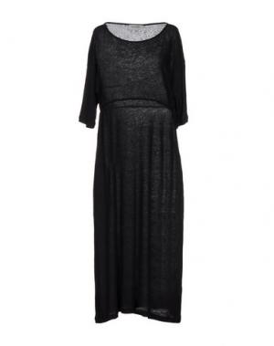 Платье длиной 3/4 BIONEUMA NATURAL FASHION. Цвет: черный