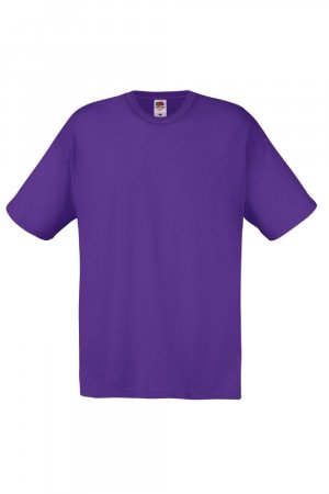 Оригинальная полноразмерная футболка Screen Stars с короткими рукавами , фиолетовый Fruit of the Loom