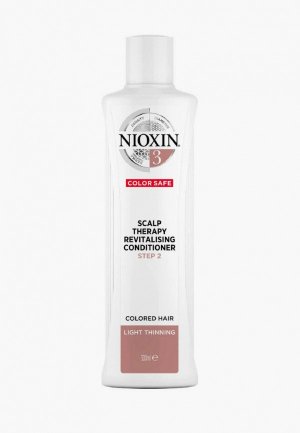 Кондиционер для волос Nioxin система 3, 300 мл. Цвет: белый