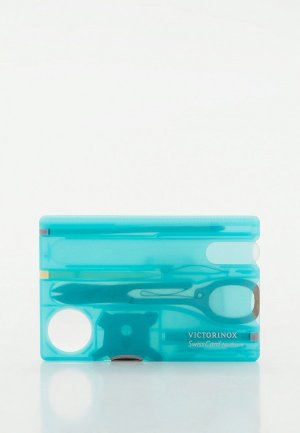 Набор маникюрный Victorinox SwissCard Nailcare. Цвет: бирюзовый