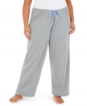 Женские трикотажные пижамные брюки больших размеров с принтом Sleepwell, изготовленные использованием технологии регулирования температуры Hue