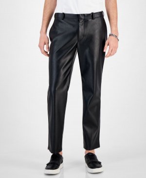 Мужские костюмные брюки узкого кроя из искусственной кожи Twilight I.N.C. International Concepts