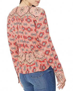 Топ Falling For You Top, цвет Hibiscus Combo Free People