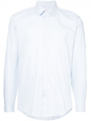 Рубашка с длинными рукавами в полоску Cerruti 1881. Цвет: синий