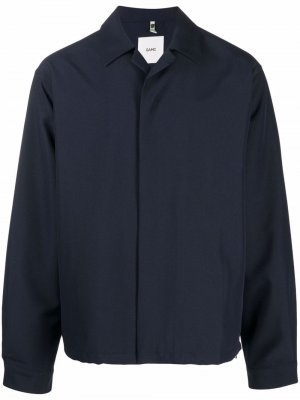 Куртка-рубашка System OAMC. Цвет: синий