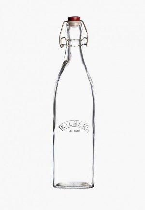 Бутылка Kilner Clip Top, 1 л. Цвет: прозрачный
