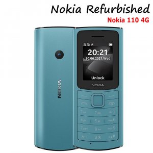 Восстановленный сотовый телефон 110 LTE 4G на базе Android, мобильные телефоны с двумя SIM-картами, 1020 мАч Nokia