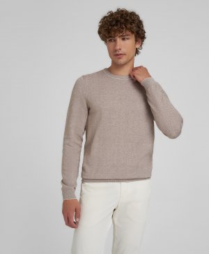 Пуловер трикотажный KWL-0831-1 BEIGE HENDERSON. Цвет: бежевый