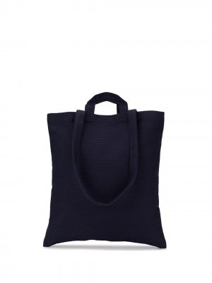 Плоская сумка на плечо Cabas. Цвет: синий