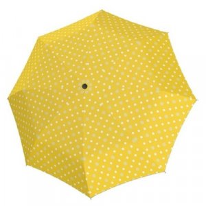 Зонт-трость , механика, купол 74 см, 8 спиц, желтый Doppler. Цвет: желтый/желтый