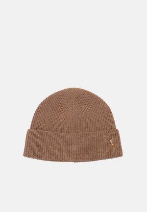 Шапка Hat Cold Weather Unisex , цвет honey brown Polo Ralph Lauren