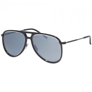 Солнцезащитные очки , серый, черный Saint Laurent. Цвет: серый