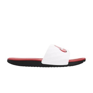 Сандалии Kawa Slide JDI GS University красные, белые, черные, университетские, красно-белые, CI2061-001 Nike