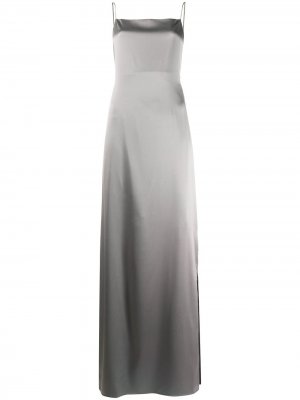 Вечернее платье Helmut Lang. Цвет: серый