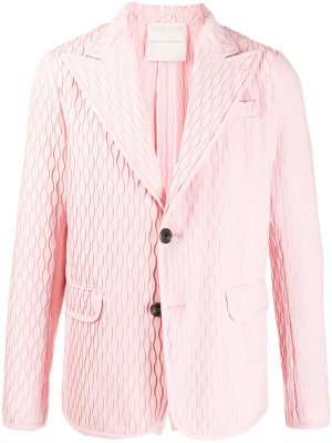 Пиджак свободного кроя Marco De Vincenzo. Цвет: розовый