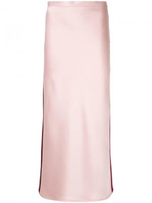 Двуцветная юбка Catalyst Kacey Devlin. Цвет: розовый
