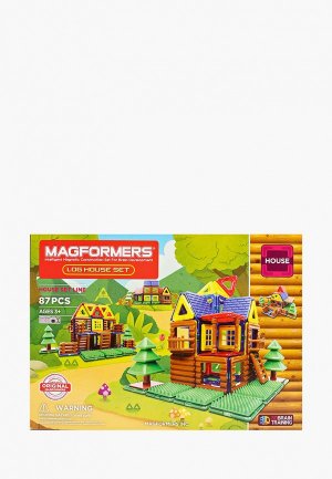 Конструктор Magformers Log House Set. Цвет: разноцветный