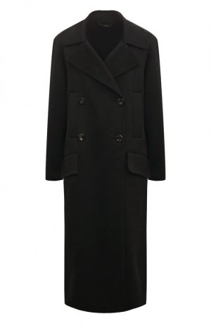 Кашемировое пальто Colombo. Цвет: чёрный