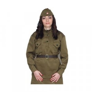 Взрослая военная форма Солдаточка, 44-46 размер 2406 Бока С. Цвет: хаки