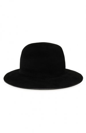 Шерстяная шляпа Isabel Benenato. Цвет: чёрный
