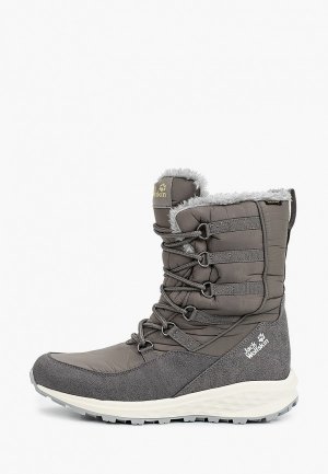 Дутики Jack Wolfskin NEVADA TEXAPORE HIGH W. Цвет: серый