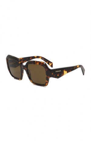 Солнцезащитные очки Prada. Цвет: коричневый