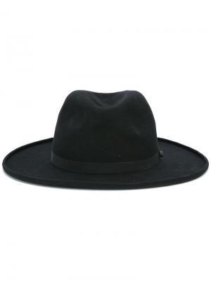Шляпа-федора The Kooples. Цвет: чёрный