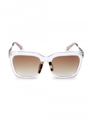 Большие солнцезащитные очки Lively 55 мм, кремовый Coco And Breezy