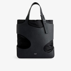 Кожаная сумка-тоут с вырезами , цвет nero Ferragamo
