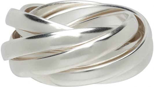 Silver Chain Ring Jil Sander. Цвет: 043 silver