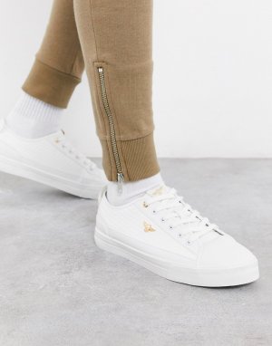 Белые кроссовки из фактурной кожи -Белый Creative Recreation