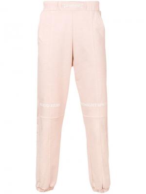 Классические трикотажные брюки Ih Nom Uh Nit. Цвет: розовый