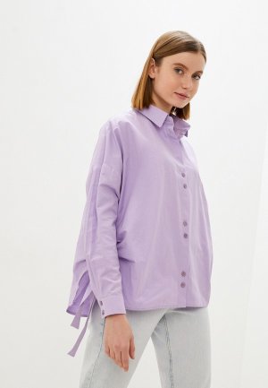 Рубашка Bezko. Цвет: фиолетовый