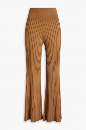 Расклешенные брюки Astrid в рубчик , коричневый A.L.C.