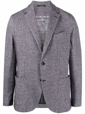 Однобортный пиджак Circolo 1901. Цвет: серый