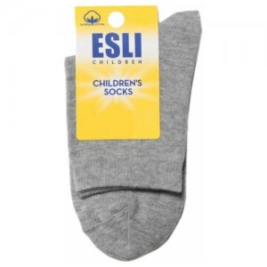 Носки , размер 18, серый ESLI. Цвет: серый