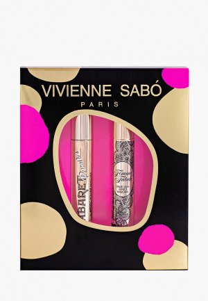 Набор для макияжа глаз Vivienne Sabo тушь Cabaret premiere тон 01 + Femme Fatale, 9+9 г. Цвет: черный