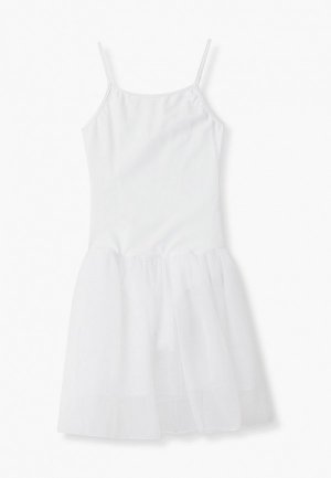 Платье Emdi. Цвет: белый
