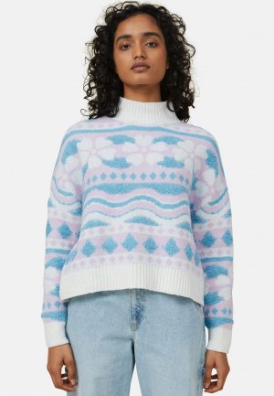 Вязаный свитер COSY MOCK NECK NEUTRALS FAIRISLE , цвет blue Cotton On